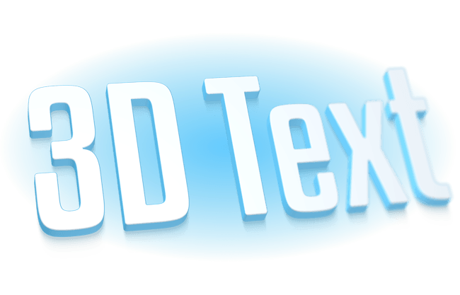 3D Text Rendering