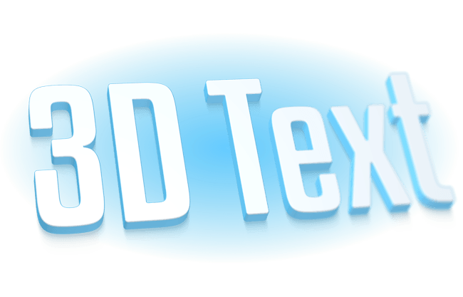 3D Text Rendering