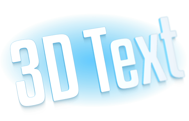 3D Text Rendering