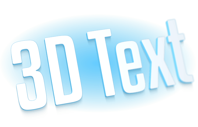 3D Text Rendering