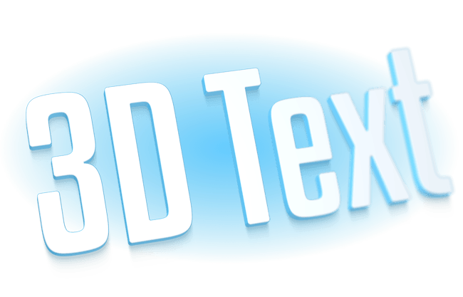 3D Text Rendering