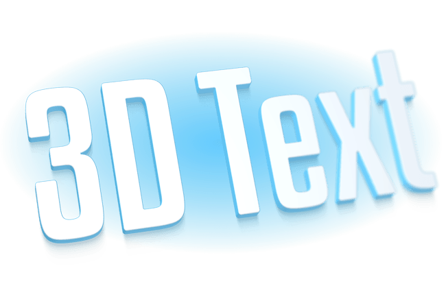 3D Text Rendering