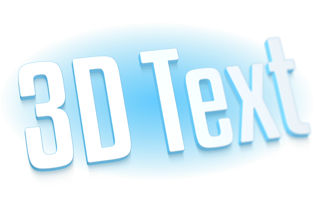 3D Text Rendering