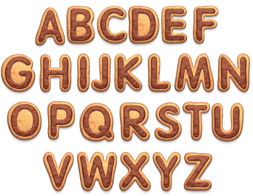 Free Cookie Alphabet