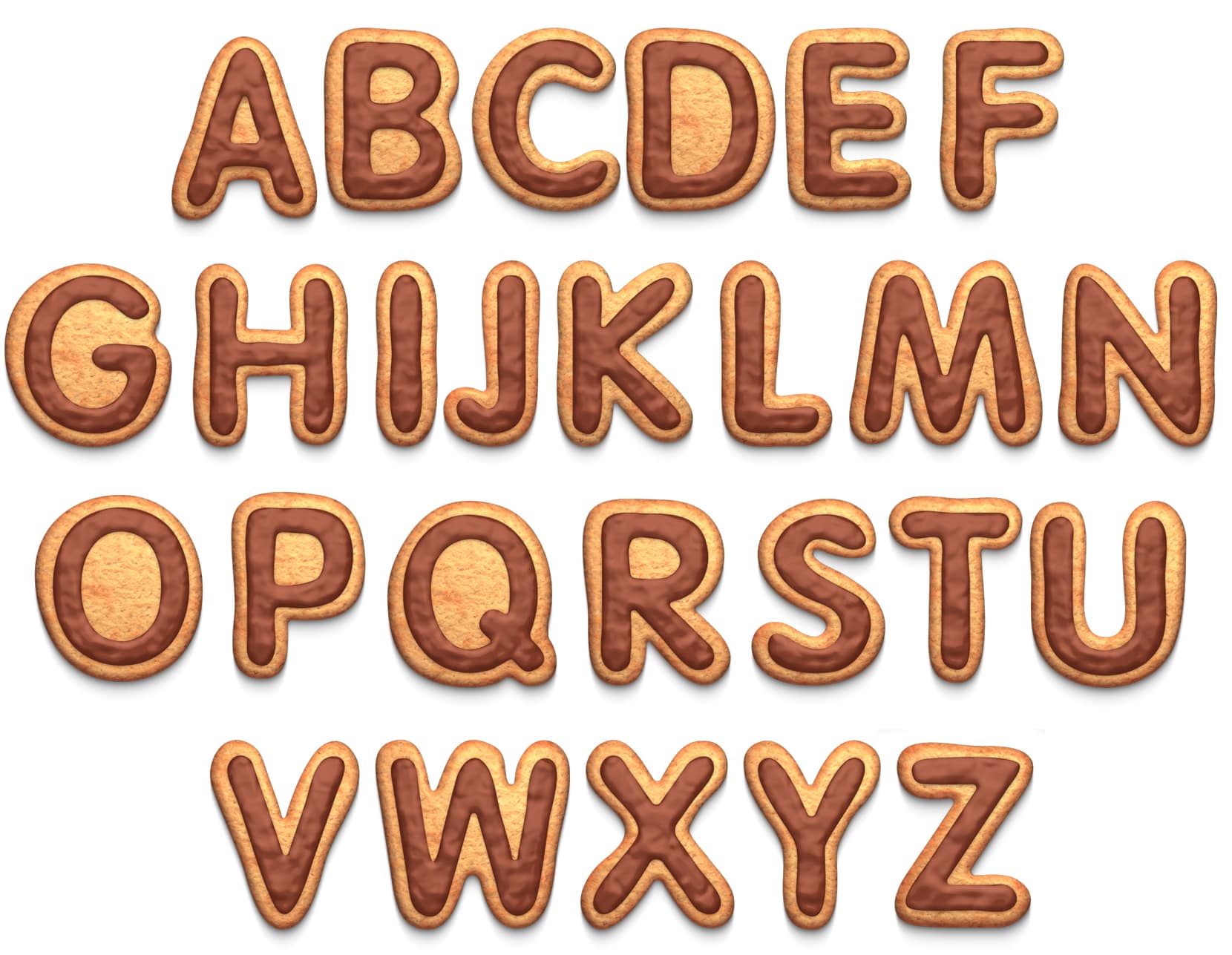 Free Christmas Alphabet Graphics