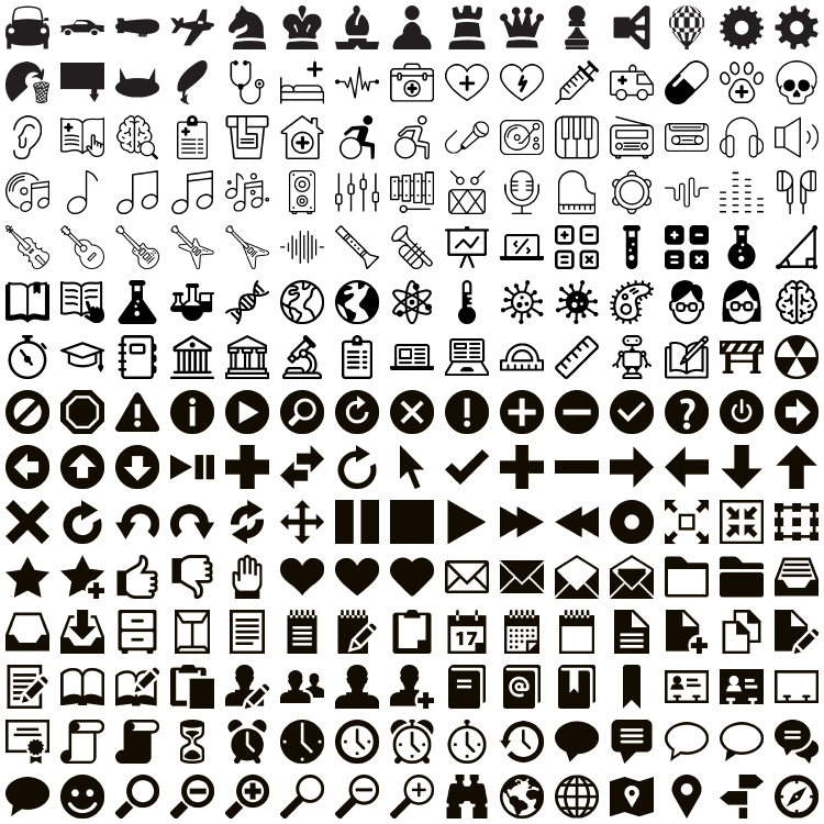 Freebie vector icons set - preview 4
