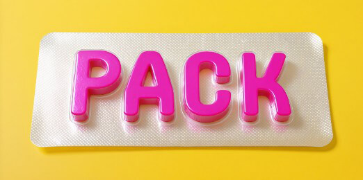 Medicine typography.