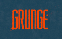 Grunge text design