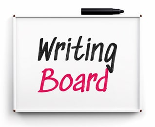 Marker pen text effect.