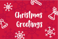 Holiday season postcard