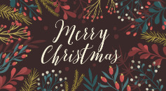 Flat New Year Typography