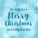 New Year greeting typography