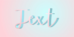 3D calligraphy lettering