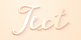 3D typography lighting