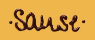 Condiment typography art