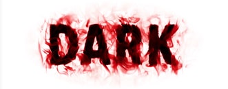 Scary red smoke text effect