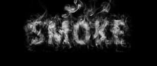 Smoke typography