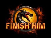 Mortal Combat game title effect.