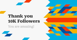 Followers thank you card.