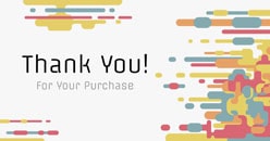 Purchase thank you card.