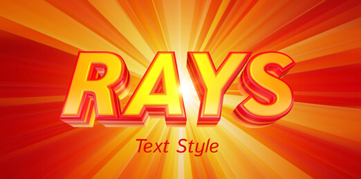 Layered 3D text.