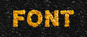 Custom Lego font and style.
