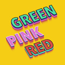 Layered 3D depth in typography.