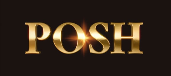 Gold and rich typography.