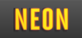 Neon lights signboard