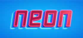 Neon letters
