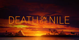 Death on the Nile glow text effect.