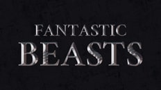 Fantastic Beasts text effect