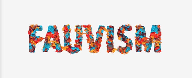 Fauvism style text effects.