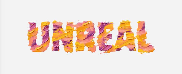 Volume painting text style.