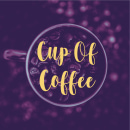 Cup of coffee photo card