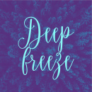 Deep freeze photo card