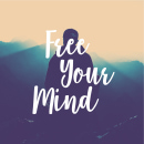Free your mind photo card