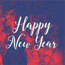 Happy new year photo card