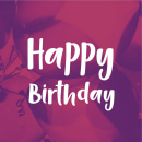 Happy birthday photo card