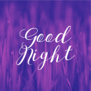 Good night photo card