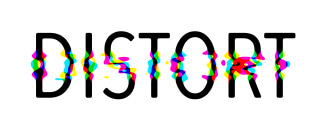 Color noise text effect