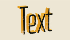 Worn texture typography