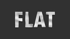 Flat text