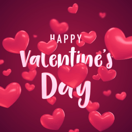 Saint Valentine typography