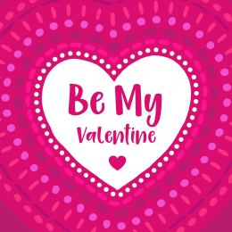 Be my Valentine card
