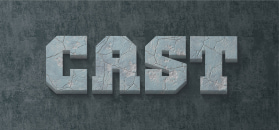 Concrete 3D lettering