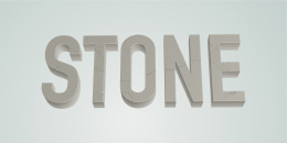 Marble lettering design