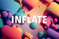 Color plasticine typography background.