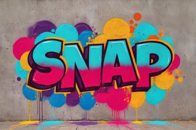 Graffiti 3D lettering template.