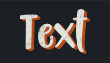 Vintage text effect